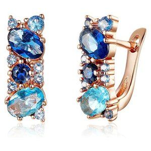 NEW Sparkling Bling Swarovski Crystal Rhinestone Earrings + FREE Gift!